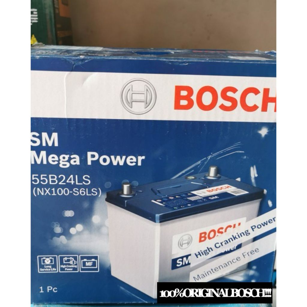 Aki Mobil Bosch NX100-S6LS Maitenance Free Original Bosch 100%