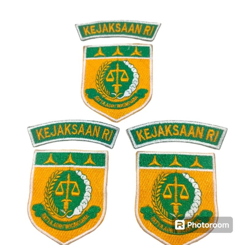 LOGO PATCH KEJAKSAAN RI KWALITAS OK LSG TEMPAT PRODUKSI