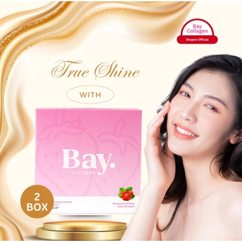 Bay Collagen 1 box isi 15 sachet original super collagen pemutih badan alami ampuh BPOM Halal Collag