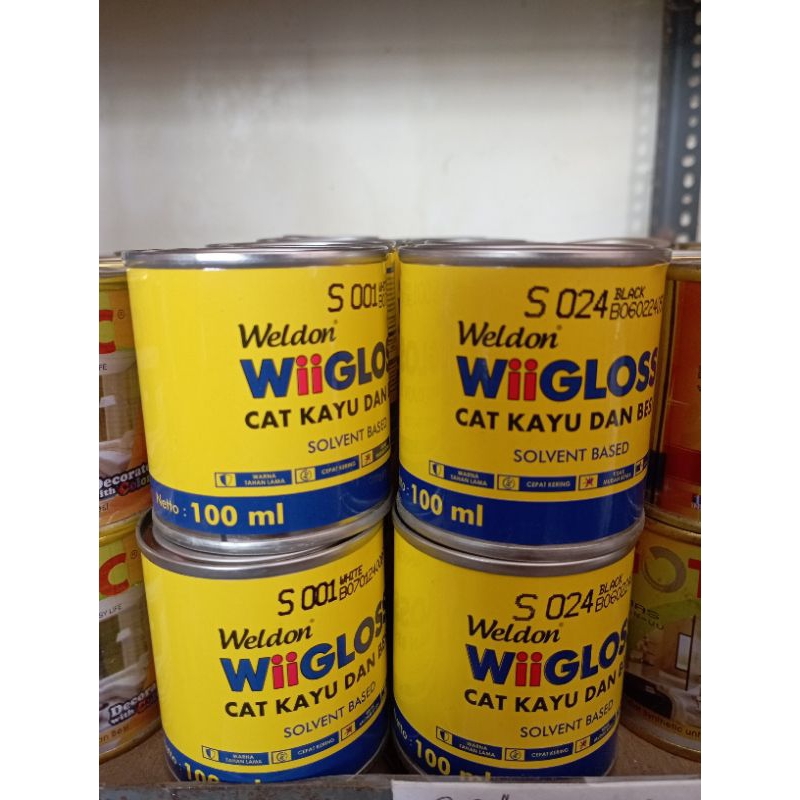 Cat Kayu Besi WiiGloss 100gram