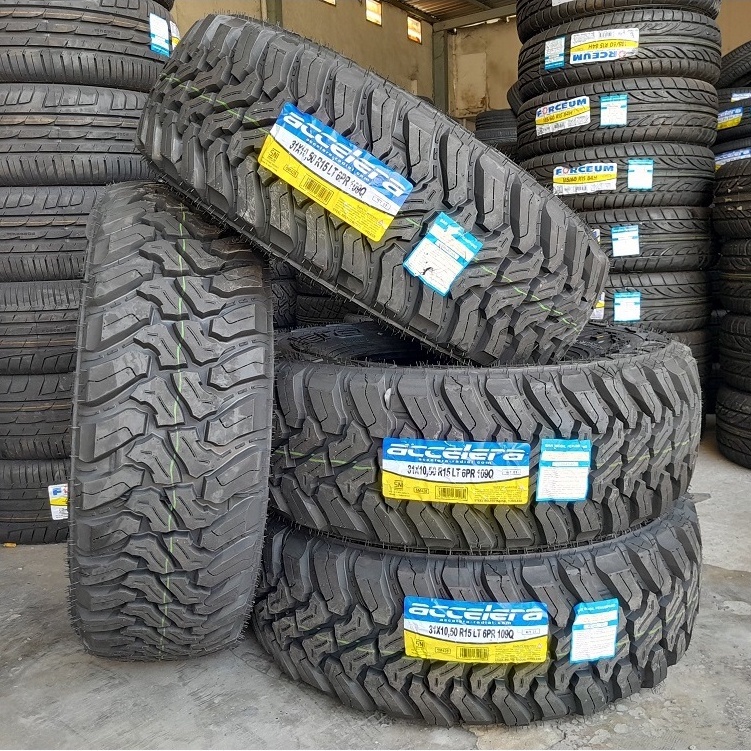 Ban Mobil Terrano Taft Escudo Katana Jeep Ring 15 31 10,5 R15 Accelera MT01 Ban Offroad 31x10,5 R15