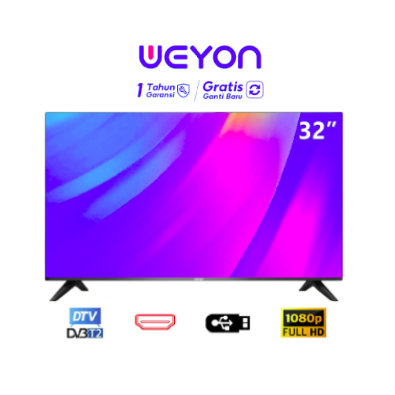 Packing Kayu - Weyon Animax TV 32 inch Digital TV Garansi 1 Tahun Bisa Monitor/CCTV