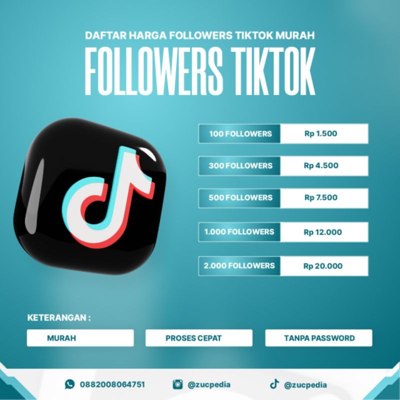 FOLLOWERS TIKTOK TERMURAH
