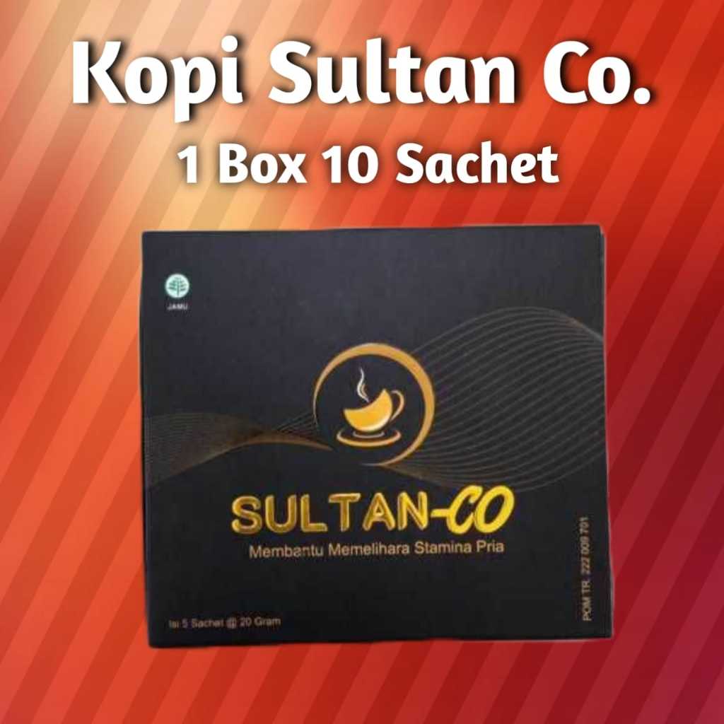 

Kopi Sultan co Kemasan 1 Box 10 Sachet