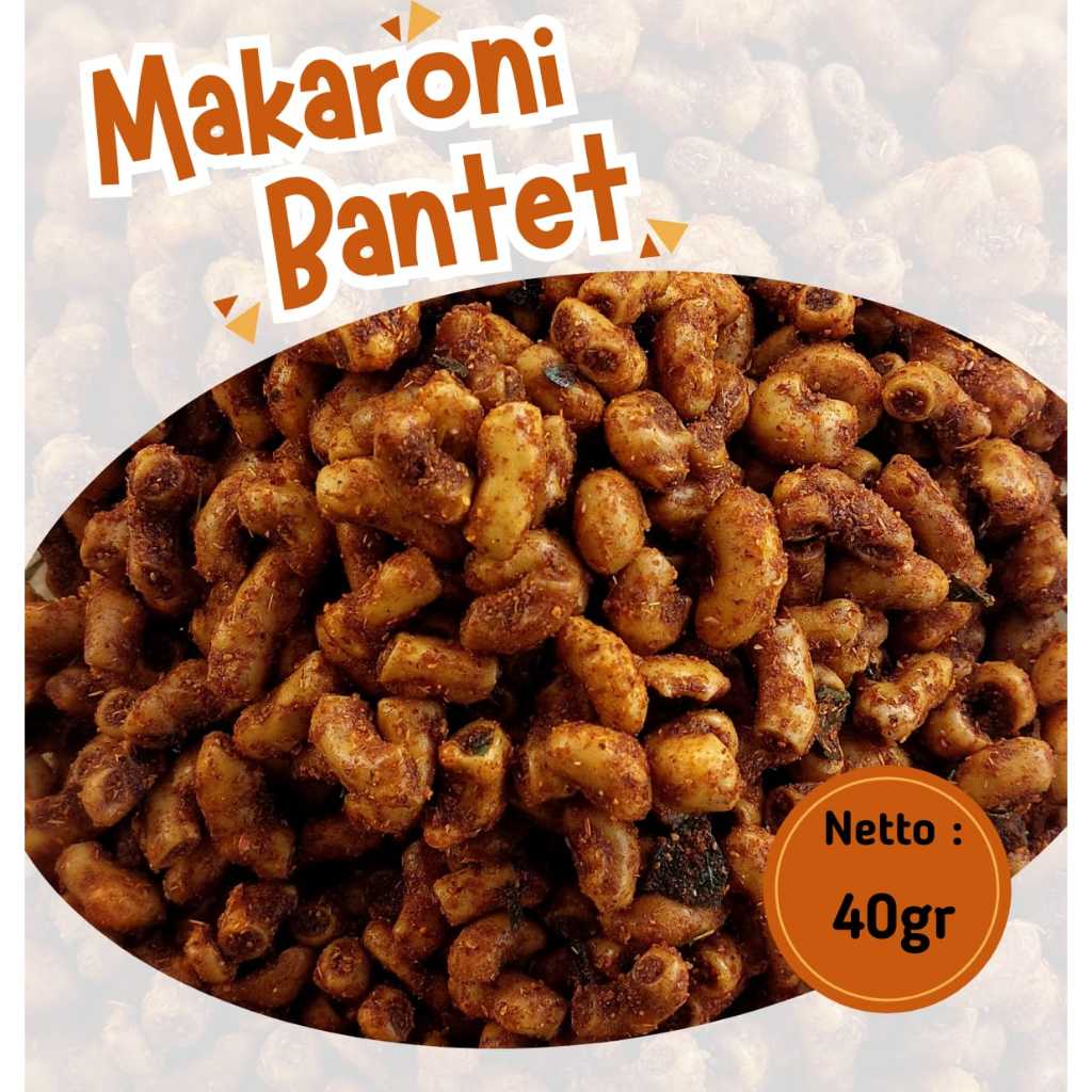 

MAKARONI BANTET (40 GRAM) TASIKMALAYA LOCALLADA SNACK - MAKARONI BANTET PEDAS ORI EXSTRA PEDAS