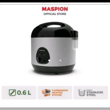 RICE COOKER MASPION FULL STAINLESS STEEL  Maspion MRJ-0623 BSSS