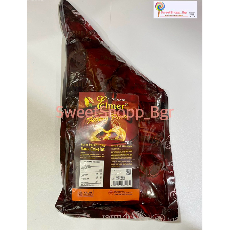 

ELMER Filling Paste Chocolate 250 Gr (Repack) / Coklat Filling Elmer 250 Gr (Repack)