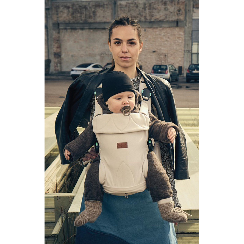 NAJELL BABY CARRIER BREEZY BEIGE NEWBORN 5 POSISI GENDONGAN SULTAN LIKE NEW BANGET HARGA BARU 3JUTAA