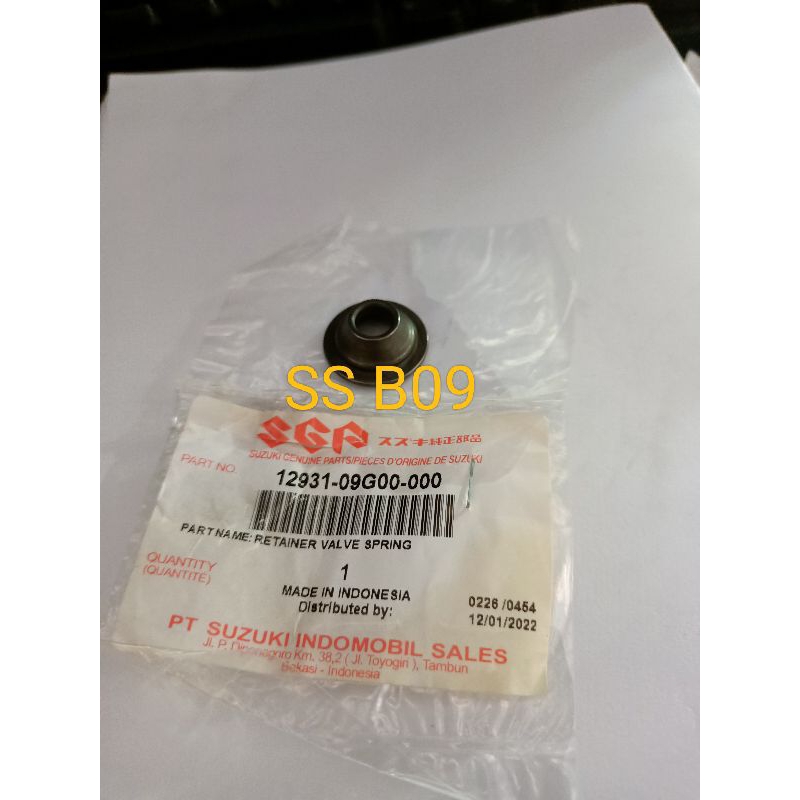 retainer valve spring topi payung klep smas smash titan sogun shogun 125 sp nr fl rr ori 12391 09g