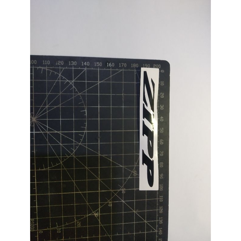

cutting stiker zipp