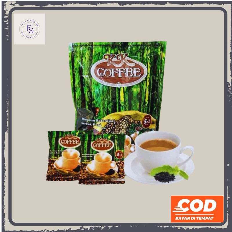 

KK Coffee Kopi 5 in 1 Minuman Botanikal Baik Untuk Kesehatan Tubuh Serbuk Kopi KK Indonesia Original