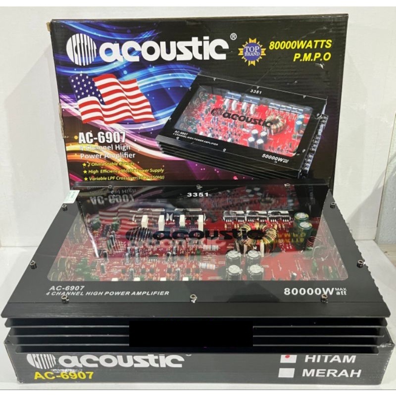Power Mobil Acoustic AC3351 AC6907 4 Channel Power Acoustic AC 3351 AC 6907 Power Accoustic Mobil