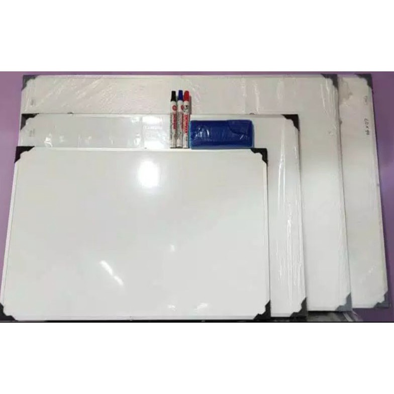 

Papan Tulis 9x12 cm Blackboard Whiteboard 2 sisi ART Y3A3