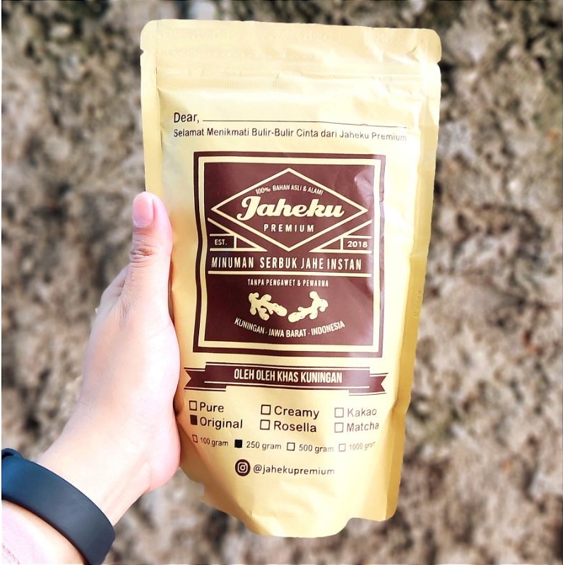 

Jaheku Premium | Minuman serbuk Jahe asli
