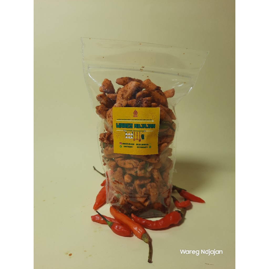 

Basreng Pedas JEDEPE Repack Wareg Ndjajan 500Gr