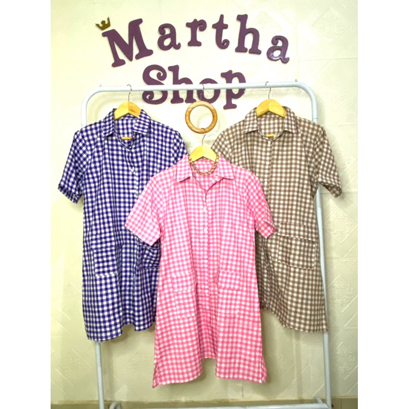 Tunik Kotak Kotak Wanita