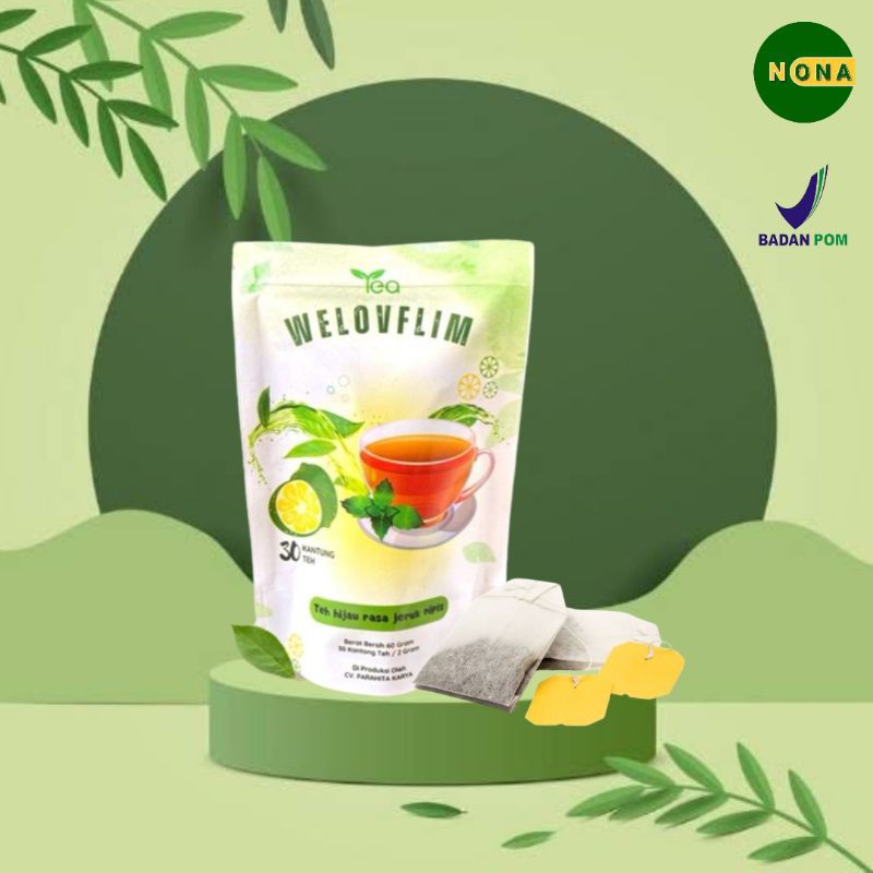 

Nona Metro x Teh Diet Welovflim Slimming Tea isi 30 Pouch Kantong