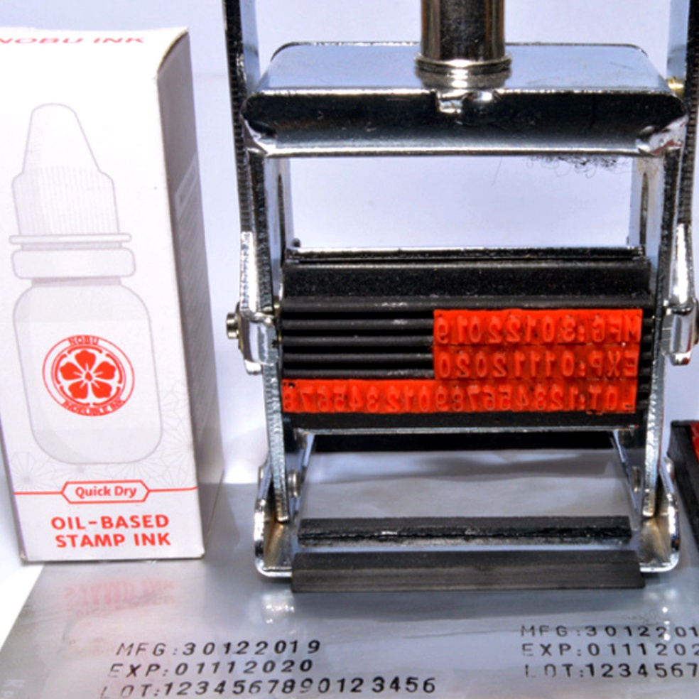 

Mesin Coding Expired Date Stempel Manual Tanggal Kadaluarsa Permanen Nobu ink Mesin Stempel ART W2S9