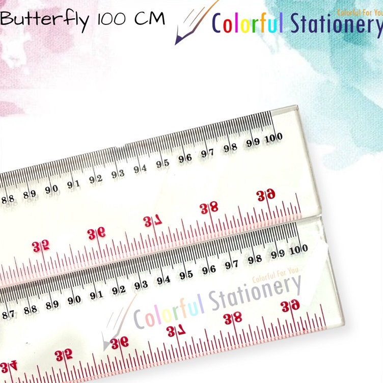 

Penggaris Mistar Butterfly 1 cm ART D5U5