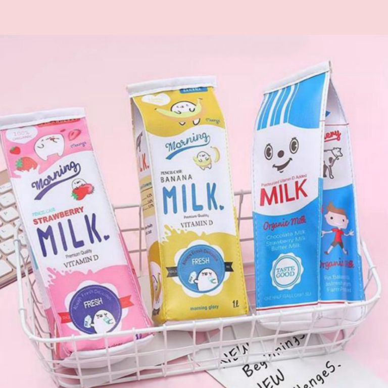 

12pc Tempat Pensil Kotak Susu ART D9N7