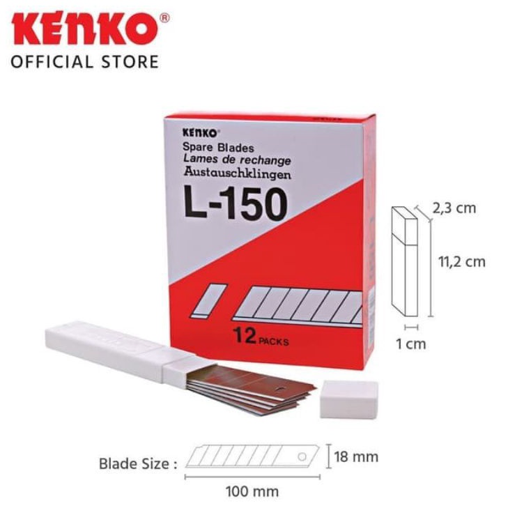 

Isi Cutter Kenko L15 1 Box Isi 12 Pack ART W4H1