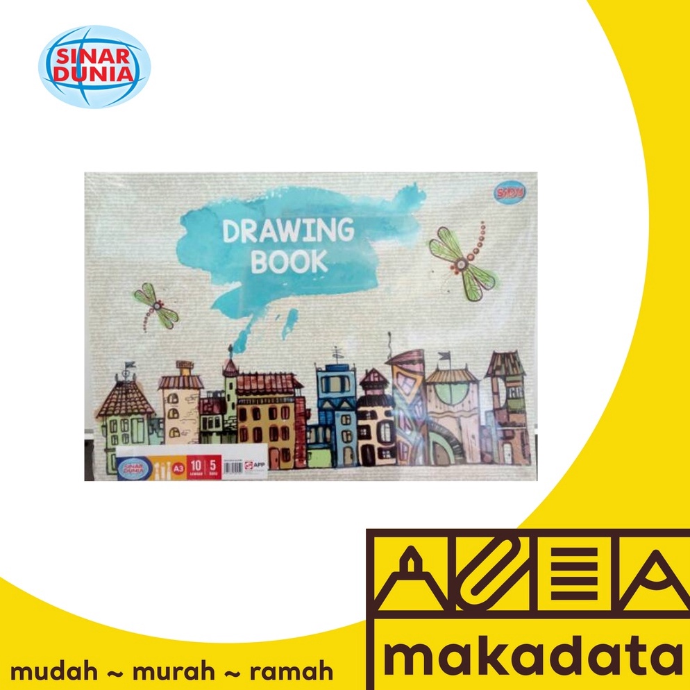 

DRAWING BOOK BUKU GAMBAR SIDU UKURAN A3 1 PACK ISI 5 PCS MURAH ART W2T4