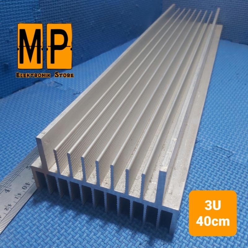 Heatsink Pendingin Transistor 3U Panjang 40 cm
