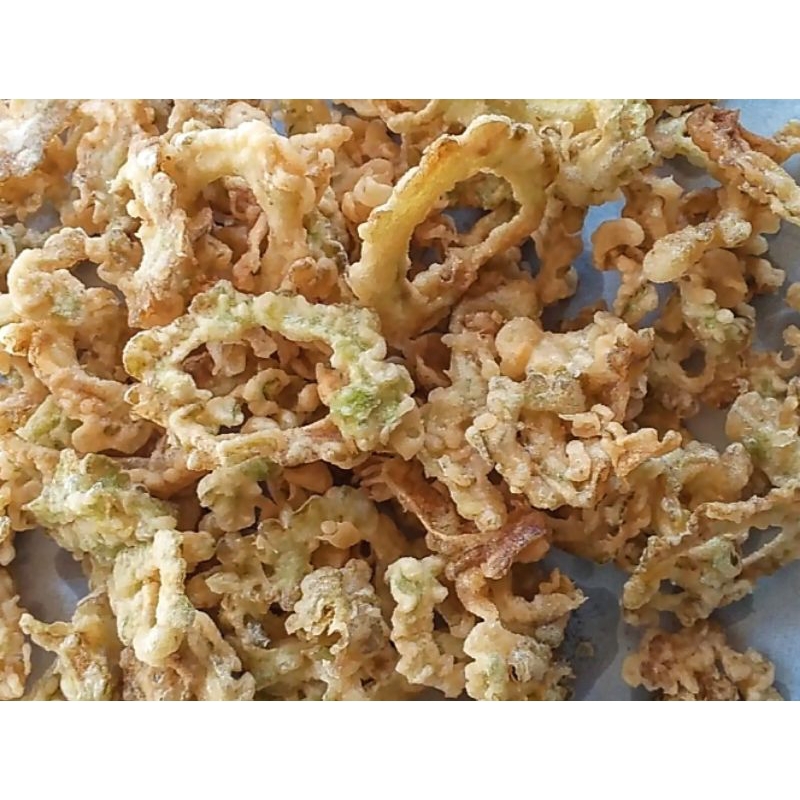 

Keripik pare kemasan 250 gr