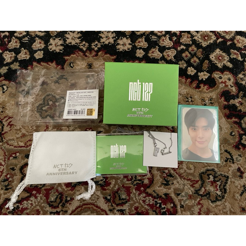 Jaehyun necklace kalung nct127 6th anniversary PC