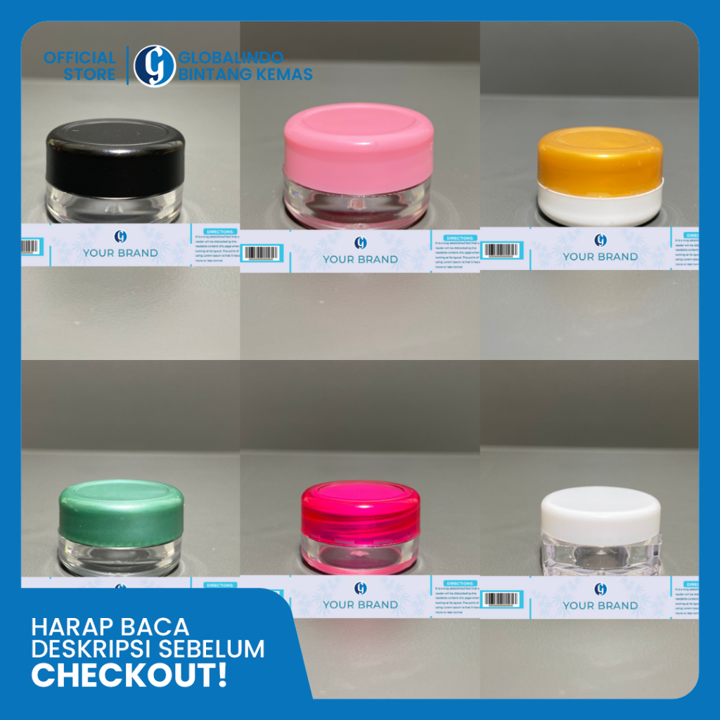 

Stiker Label Skincare Pot Cream | Cetak Label Stiker Skincare |