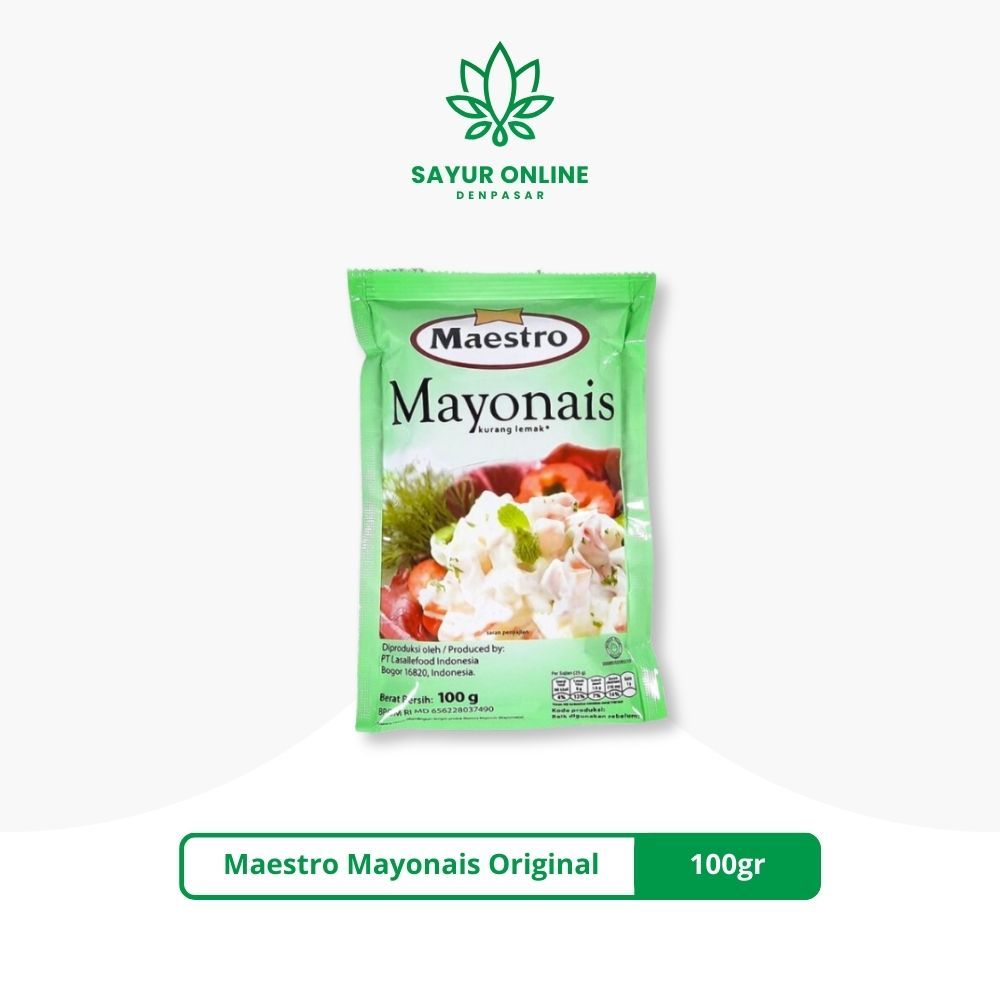 

Maestro Mayonnaise Original 100gr - Sayur Online Denpasar