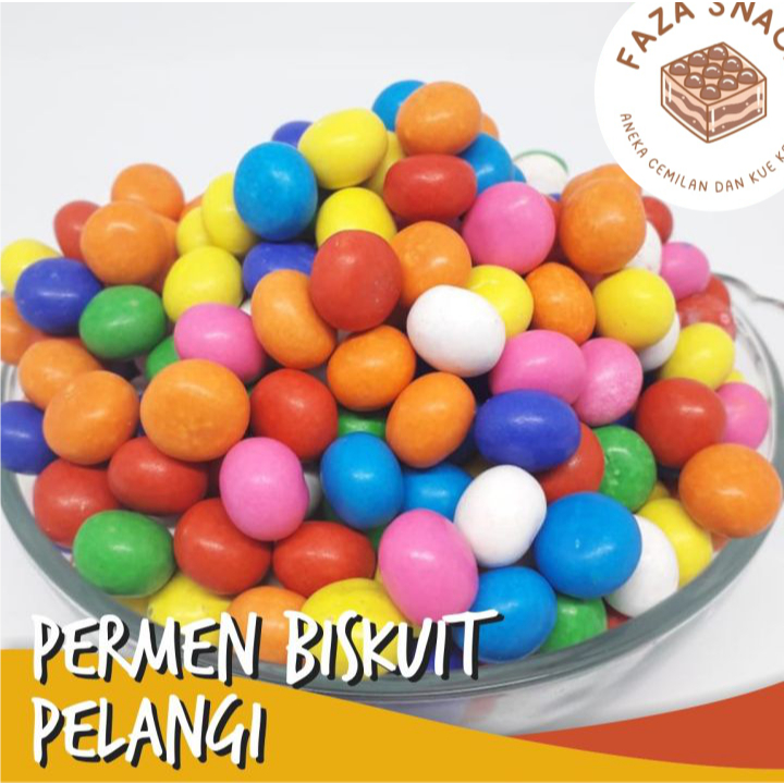 

BISKUIT BOBA 1KG WARNA WARNI PERMEN BISKUIT PELANGI