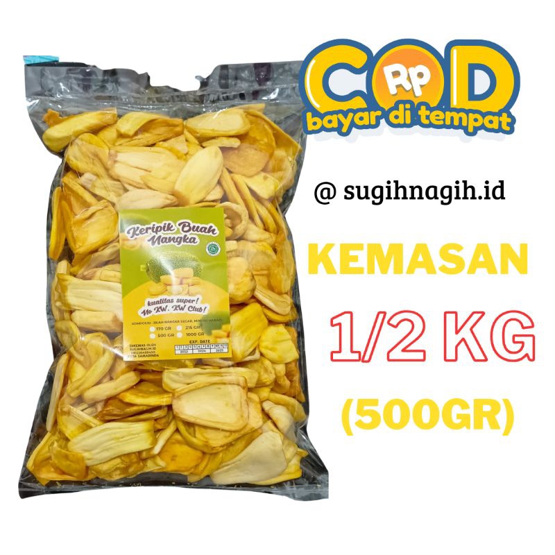 

KRIPIK NANGKA l Kripik Nangka Super kemasan 1/2kg (500gr)