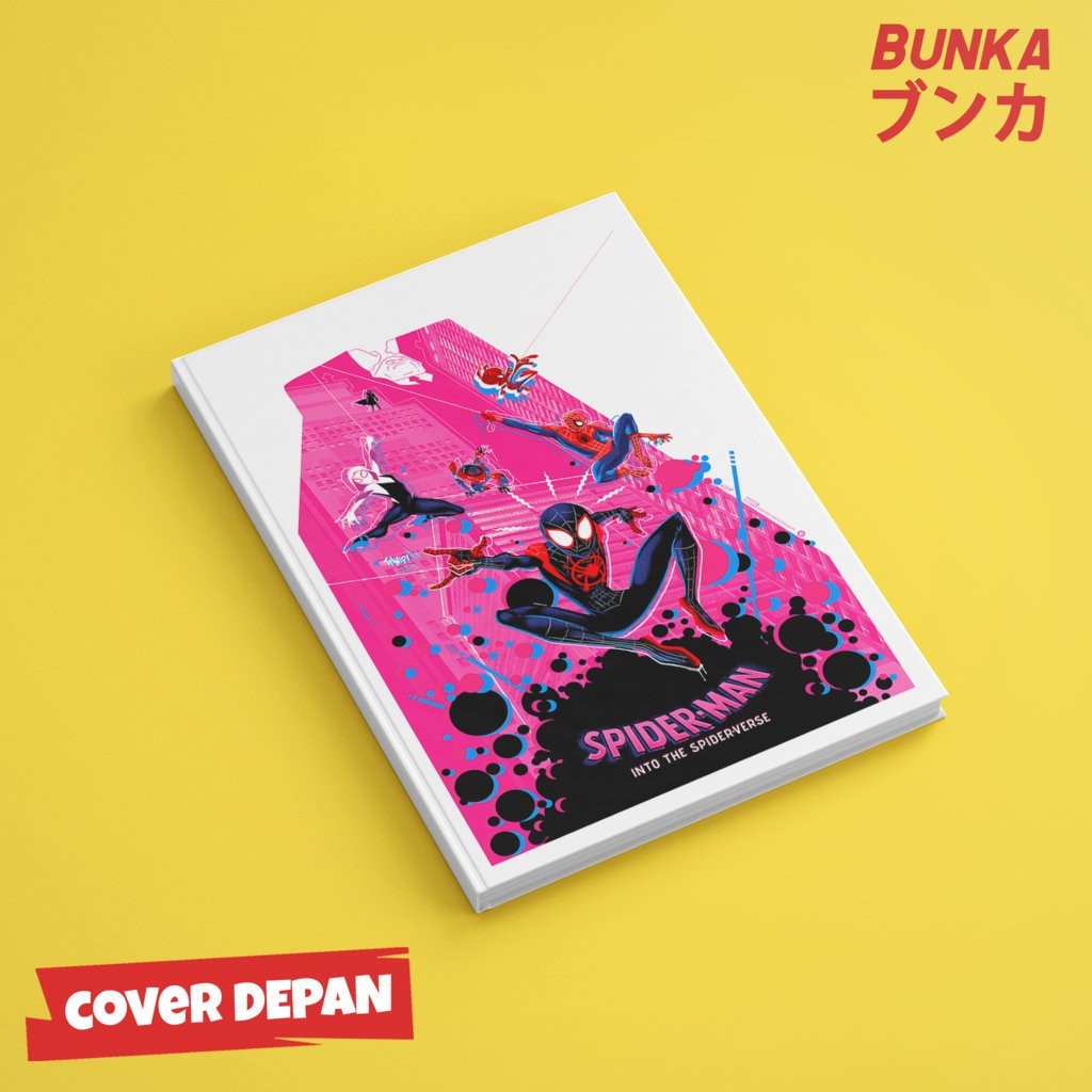 

Pocket Note Marvel Spiderman spider verse Hardcover A6 Buku Tulis Catatan Notes Agenda Planner Jurnal