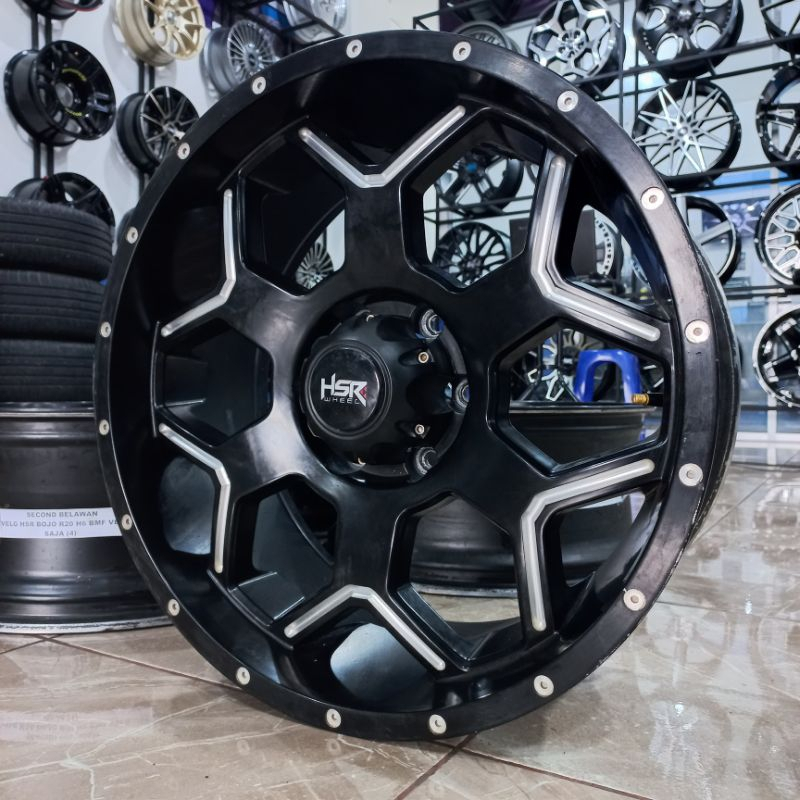 VELG MOBIL BEKAS HSR BOJO RING 20 UNTUK PAJERO FORTUNER TRITON STRADA