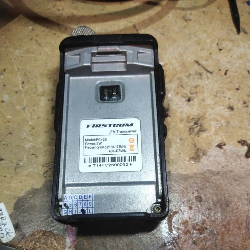 HT FIRSTCOM FC-26 FIRSTCOM FC-26 FIRSTCOM FM TRANSCEIVER