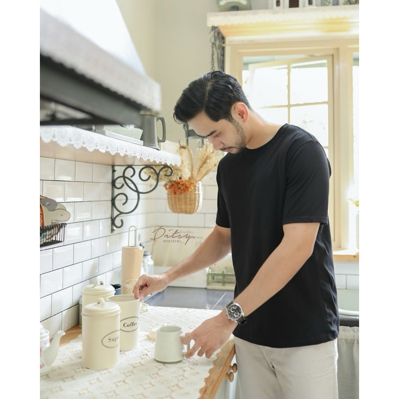 DITSY Tees Mei S M L XL Black Brown Emerald Tees Ditsy 2024