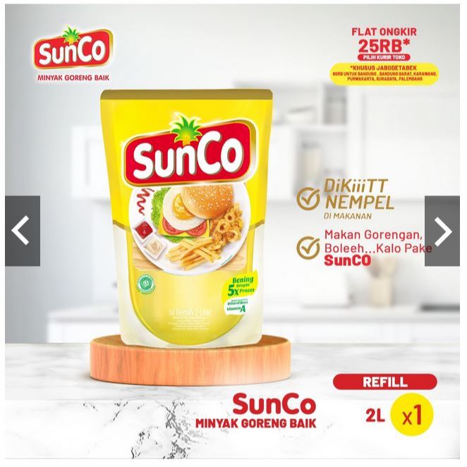 

Sunco Minyak Goreng Refill 2L atau 2000ML