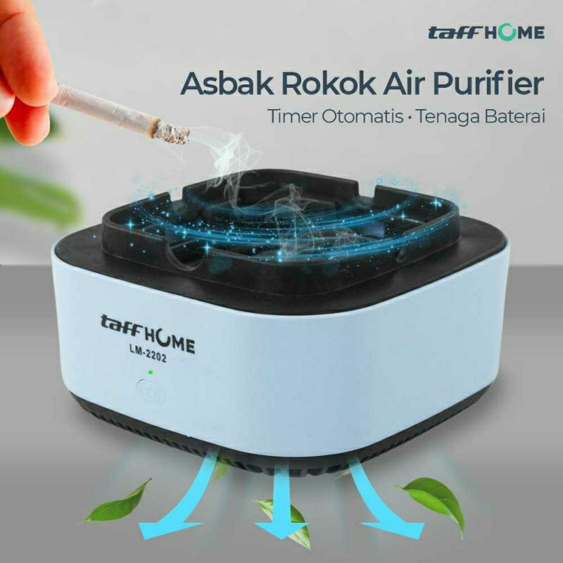 TaffHOME Asbak Rokok Air Purifier Filter Cigar Ashtray - LM-2202
