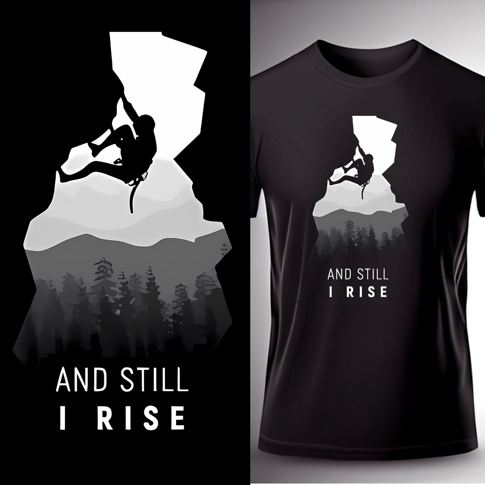 kaos pendaki gunung / kaos panjat tebing