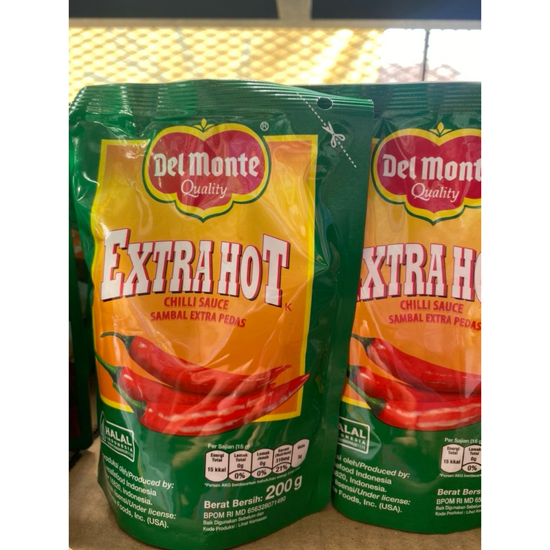 

HARGA GROSIRRRR delmonte saus pedaa/extra hot/chiili sauce/ kemasan 200 gr