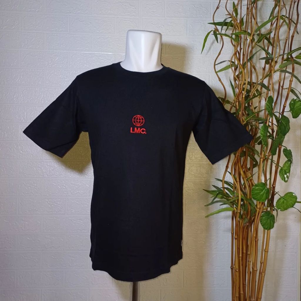 KAOS LMC CENTER LOGO, HITAM, SIZE S FIT M (SECOND BRANDED) TS0109