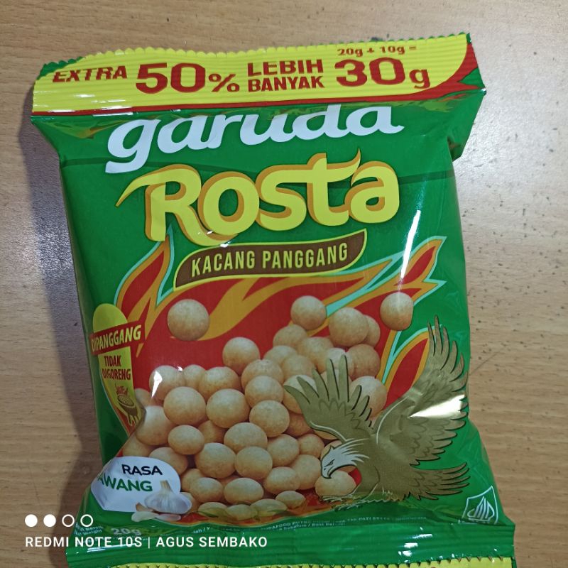 

1 rcg snack krisbee - garuda rosta - Crunchy isi 10s eceran 2000