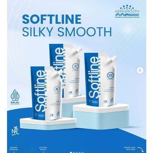 NR Softline Silky Smooth / smoothing keratin / Obat Pelurus Rambut | gdlb01