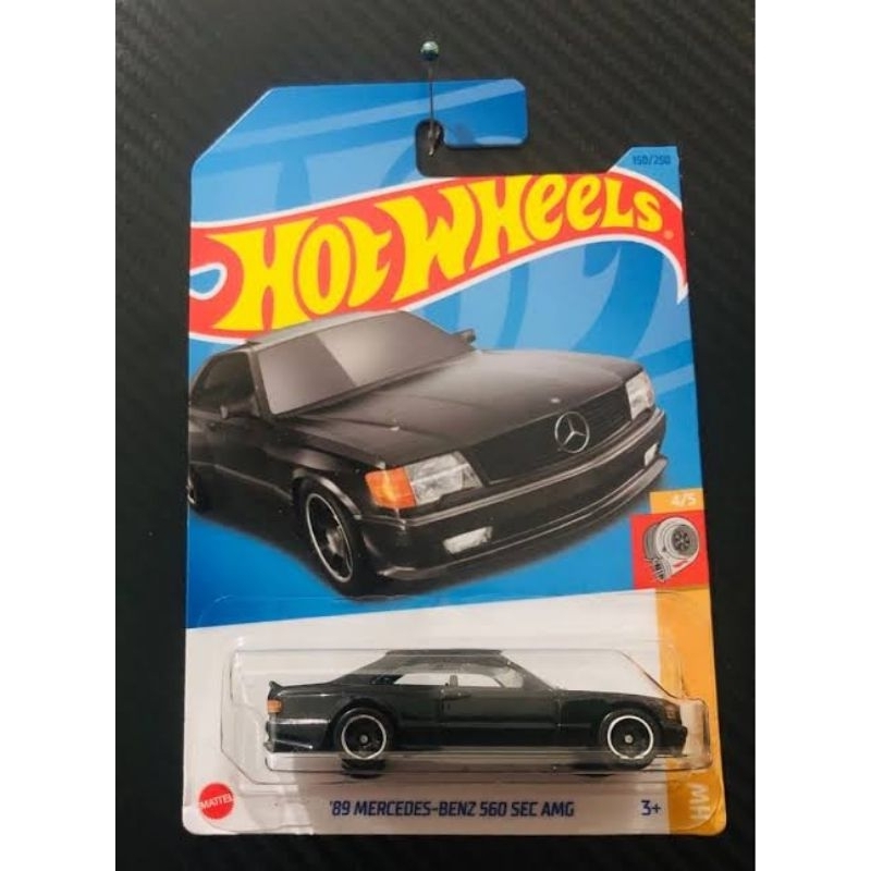 Hot Wheels 89 Mercedes-Benz 560 Sec Amg Hitam