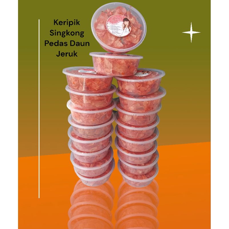 

Keripik Singkong Pedas Daun Jeruk