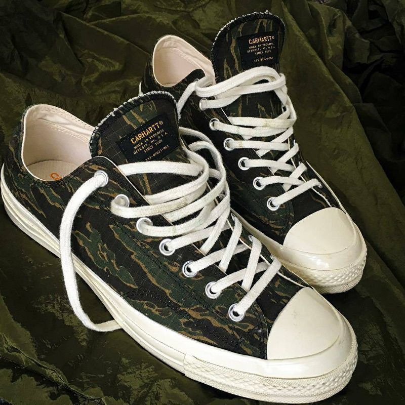 CONVERSE x CARHARTT Chuck 70 Ox Camo Ivy Green Authentic
