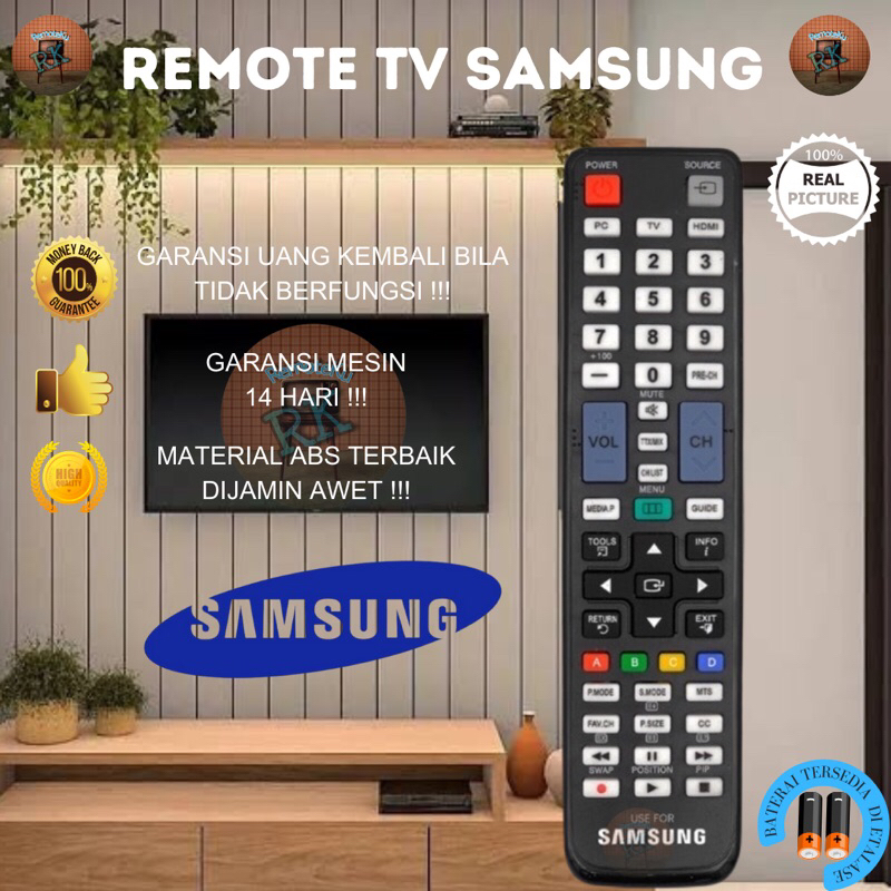 Remot Remote TV Samsung LCD LED Plasma AA59-00465A