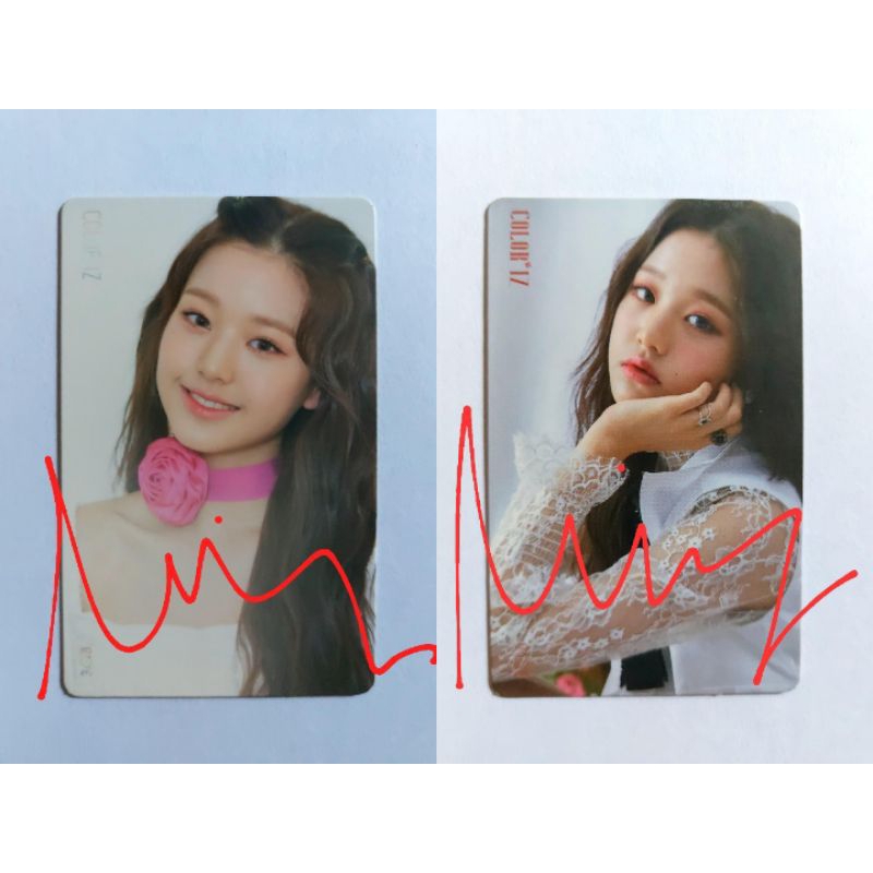 Wonyoung Izone Ive Photocard Coloriz Kihno Set