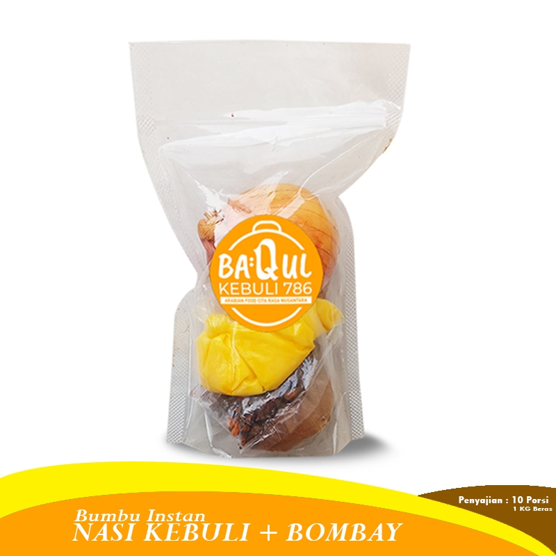 

Kebuli Baqul Bumbu Instan Nasi Kebuli + Bawang Bombay Untuk 10 Porsi 50gr